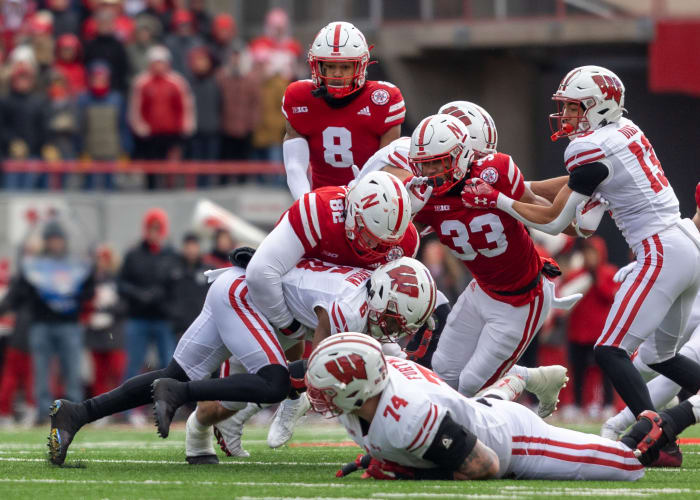 Defense 4 Nebraska Wisconsin football 2022
